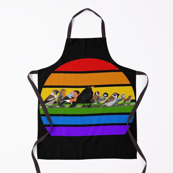 Item preview, Backyard Birds Rainbow Bird Birdlover Birdwatcher Diversity Pride designed and sold by jz-birds.