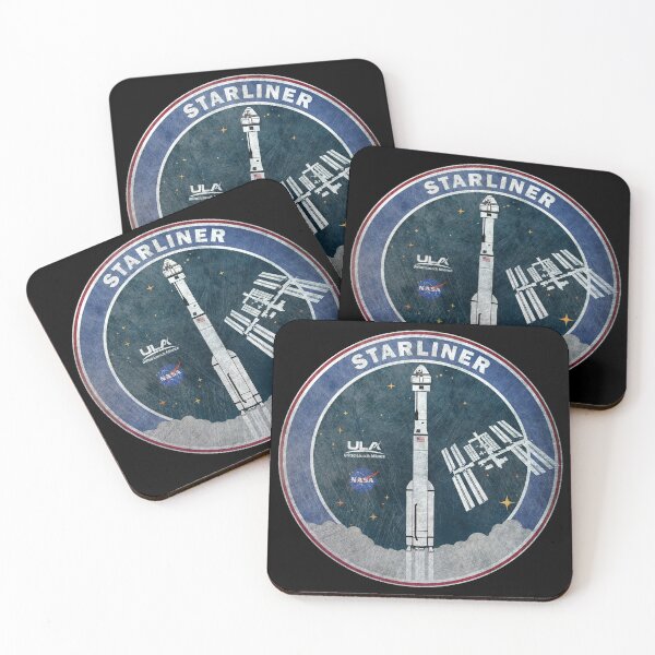 Item preview, Atlas V-Starliner-ISS Badge designed and sold by BGALAXY.