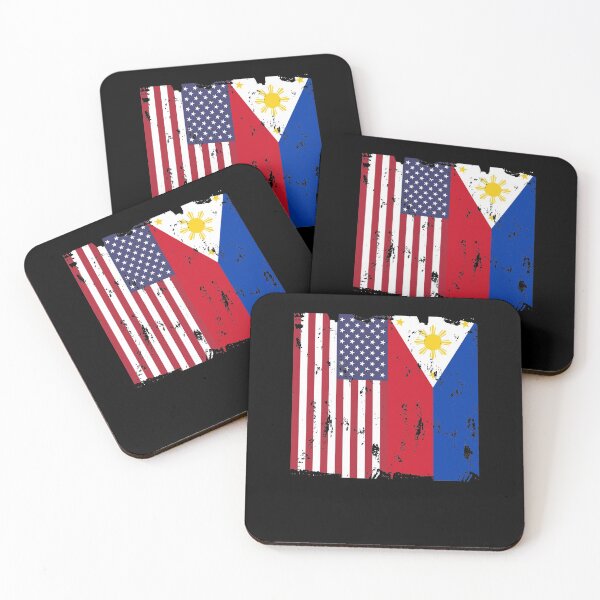 Item preview, Philippines USA Flag Filipino American Loves pilipinas designed and sold by Nessshirts.