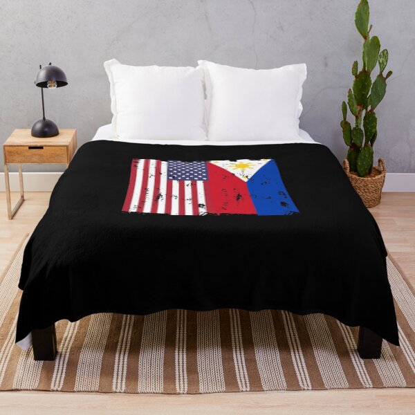 Item preview, Philippines USA Flag Filipino American Loves pilipinas designed and sold by Nessshirts.
