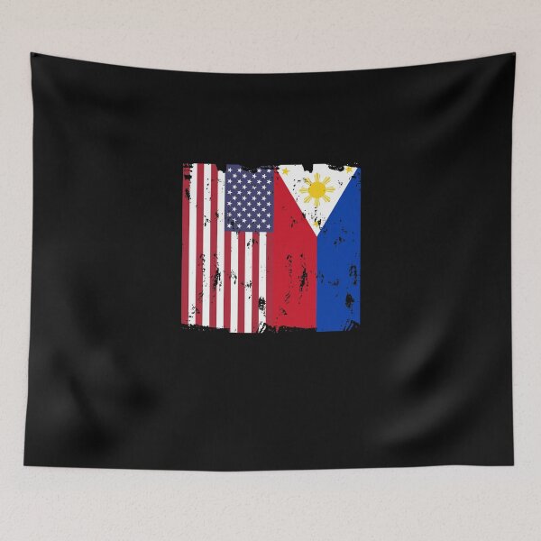 Item preview, Philippines USA Flag Filipino American Loves pilipinas designed and sold by Nessshirts.
