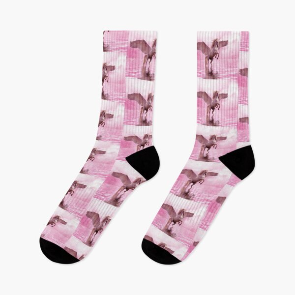 Item preview, Magical Pink Unicorn in the Water designed and sold by slashrose4ever.