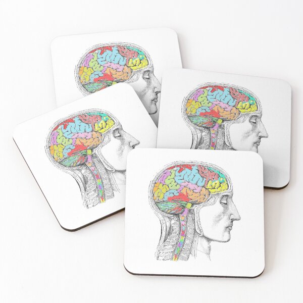 Item preview, Colorful Head, Neck, Brain, Central Nervous System Anatomy Neurosurgery designed and sold by R3AL-D3SIGN.