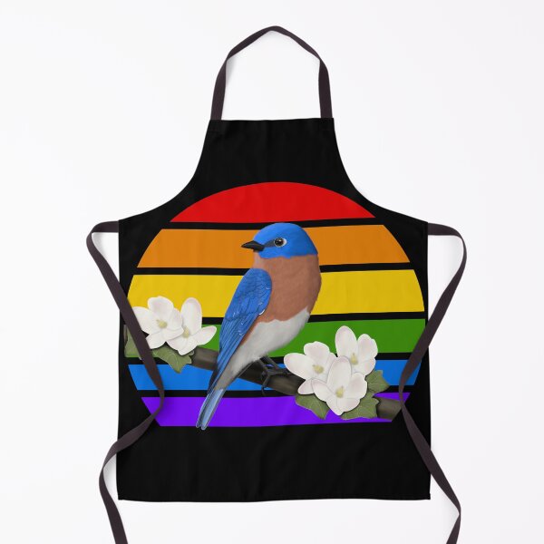 Item preview, Eastern Bluebird Rainbow Bird Birdlover Birdwatcher Diversity Pride designed and sold by jz-birds.
