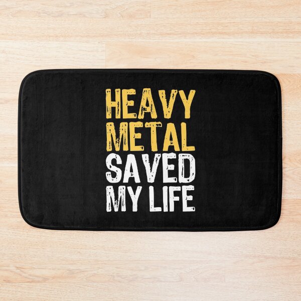 Item preview, Heavy Metal Saved My Life designed and sold by The "I Love Everything" Shop.
