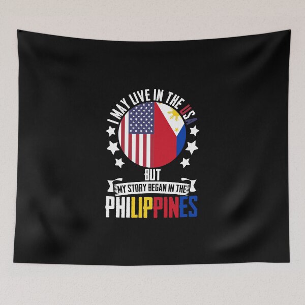 Item preview, I May Live In The USA But My Story Began In The Philippines designed and sold by Nessshirts.