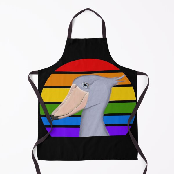 Item preview, Shoebill Rainbow Bird Birdlover Birdwatcher Diversity Pride designed and sold by jz-birds.