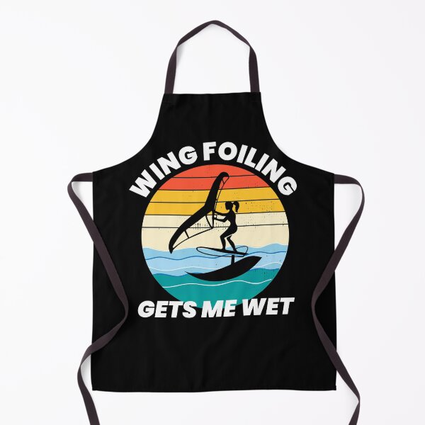 Item preview, Wing Foiling Surfing Vintage Retro Sunset Funny designed and sold by CuteDesigns1.