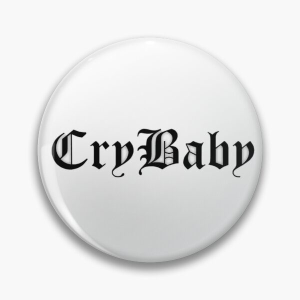 Item preview, lil peep slogan 'crybaby' in font designed and sold by lyydiot.