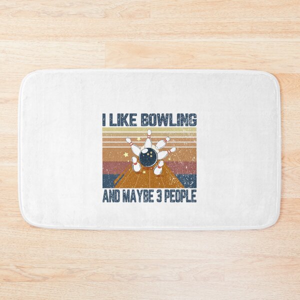 Item preview, I like bowling and maybe 3 people designed and sold by ElsieUnderwood.