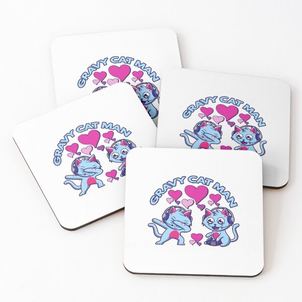 Item preview, gravycatman gamer and cute hearts designed and sold by kader011.