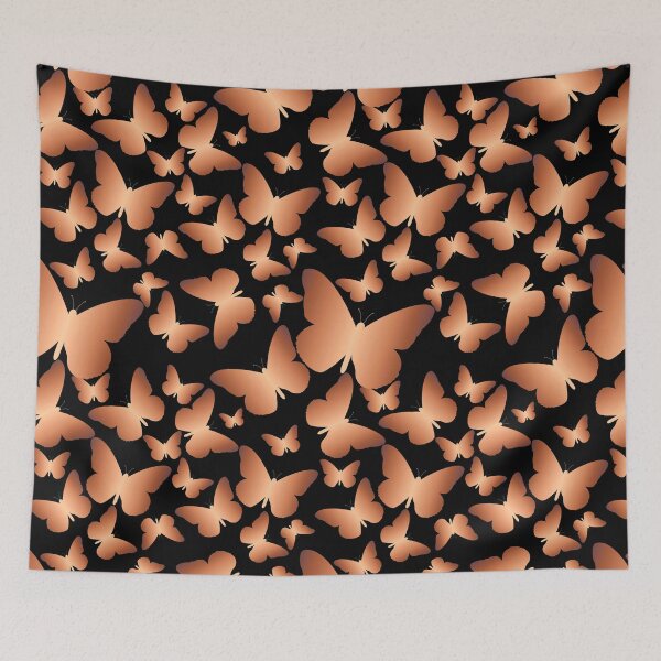 Artikelvorschau, Bronze Schmetterlingspatten-Schwarz entworfen und verkauft von PurpleCanvas.