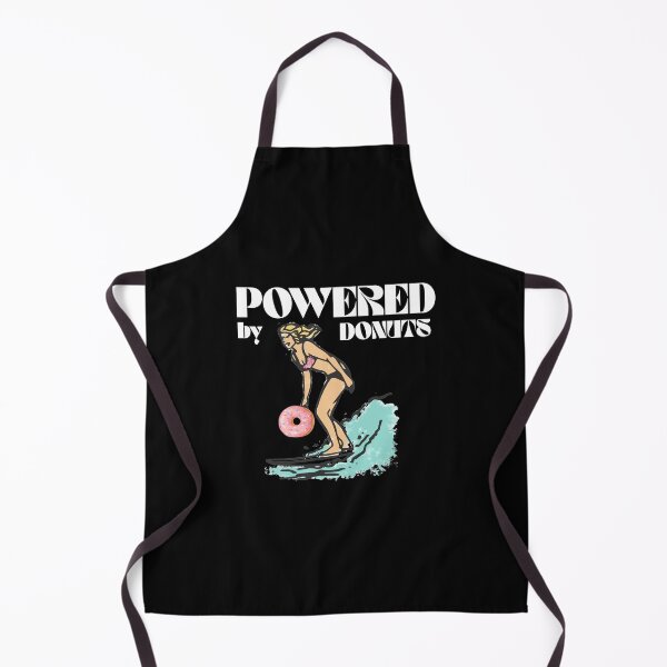 Item preview, Surfing Powered by Donut. Funny Dessert Lover and Surfer Illustration designed and sold by KaylaStudio.
