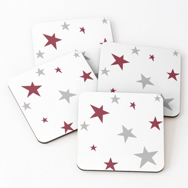 Item preview, Grey & Red stars  designed and sold by jessica-brink.