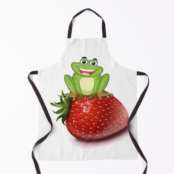 Item preview, Cute Frog with Strawberry designed and sold by Mohsin0.