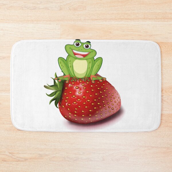 Item preview, Cute Frog with Strawberry designed and sold by Mohsin0.