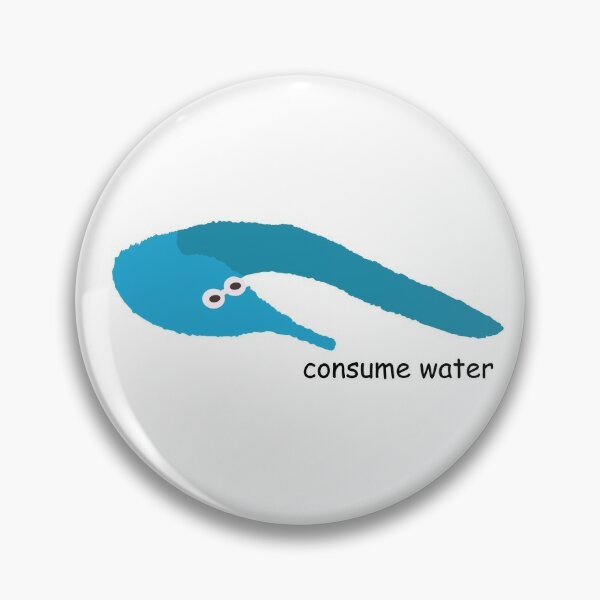Consume Water Worm On A String Pin