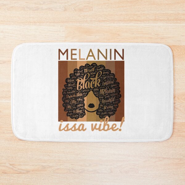 Item preview, Melanin Issa Vibe Black Woman Words in Afro designed and sold by blackartmatters.
