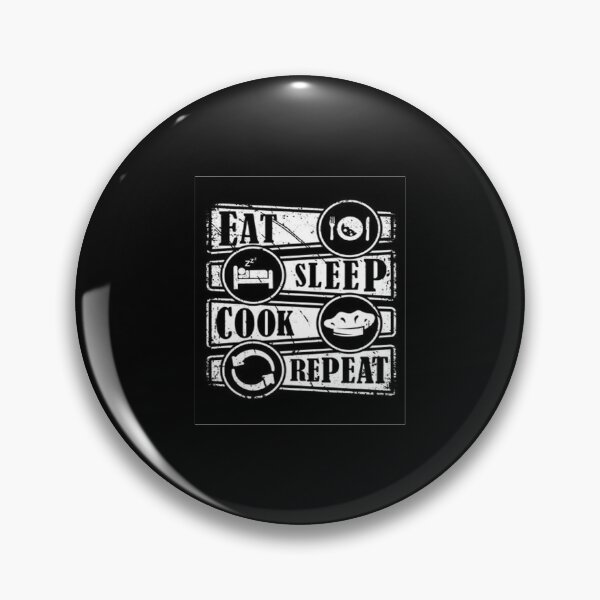 Item preview, Eat Sleep Cook Repeat designed and sold by Animoxz3.