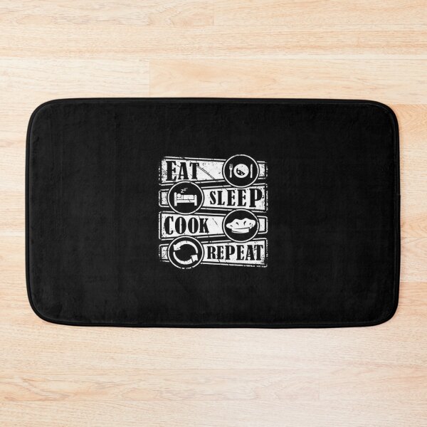 Item preview, Eat Sleep Cook Repeat designed and sold by Animoxz3.