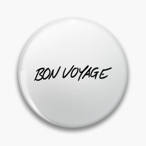 Artikelvorschau, Bon Voyage Handgeschrieben (schwarz) entworfen und verkauft von NautilusMare.