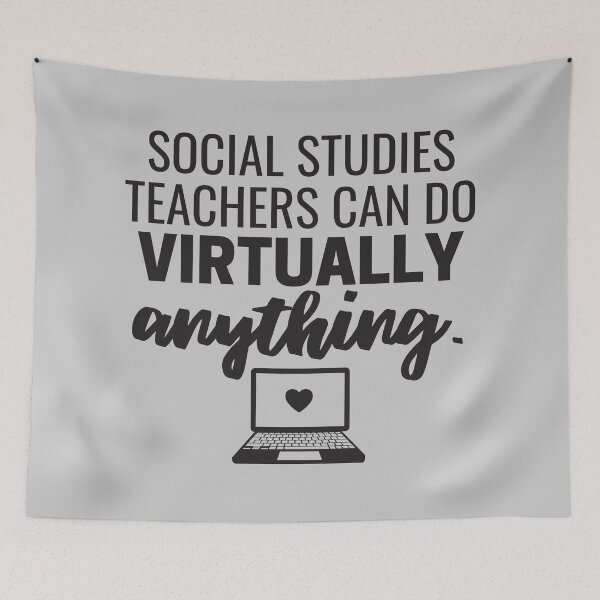 Item preview, Social Studies Teachers Can Do Virtually Anything Online Learning 2021 designed and sold by natalieritchie.