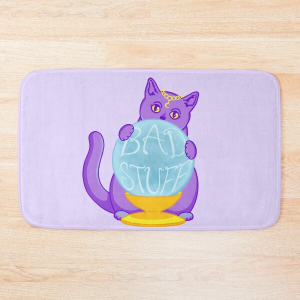 Item preview, Bad News, Kitten Purple designed and sold by Cassie McKnight.
