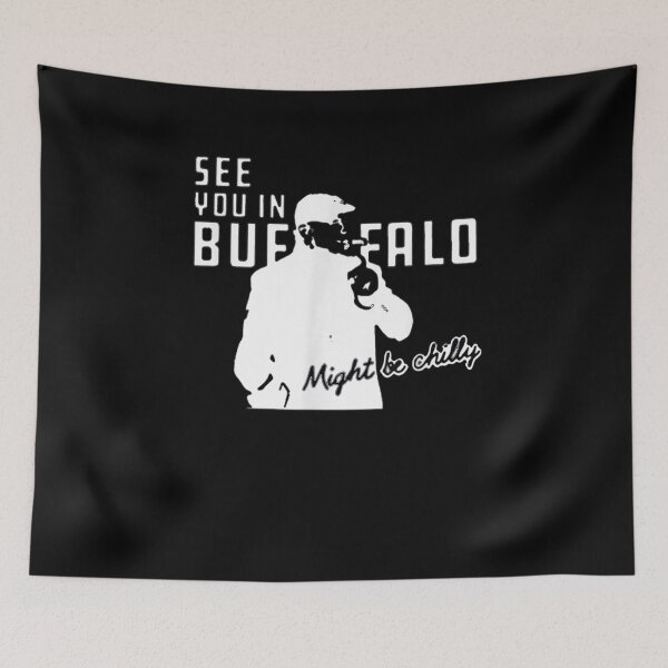 Item preview, Cool Smoking Man See You In Buffalo Might Be Chilly Gift  designed and sold by avareid3.