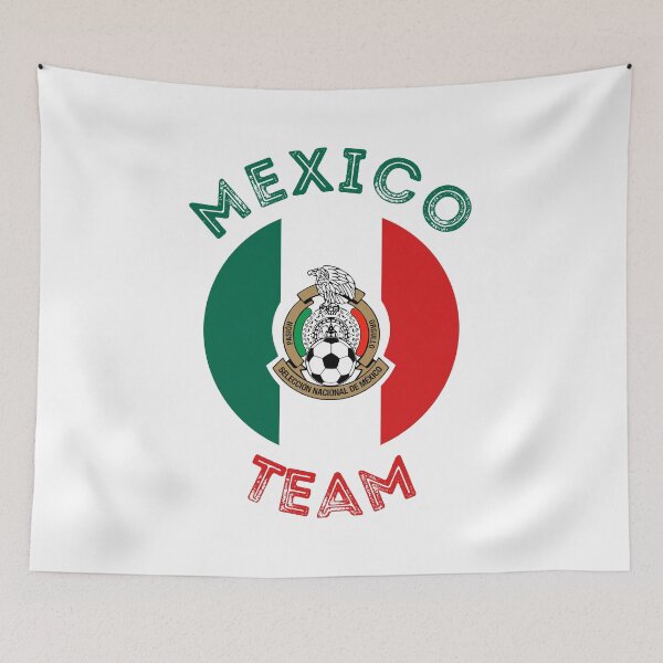 Item preview, Mexico Soccer Jersey Ball Flag Futbol National Football Team Vintage Mexico Mexican Flag Soccer Team Gifts Tee designed and sold by Easy-Logo.