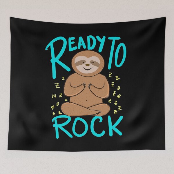Item preview, Funny Sloth Ready To Rock Nap Lovers Gifts designed and sold by Músico Ilustre.