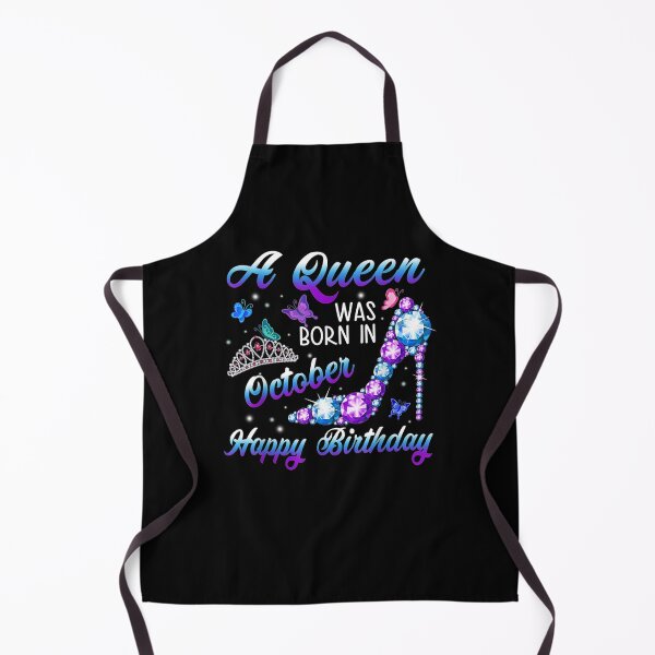 Item preview, Birthday A Queen Was Born In October Happy Birthday designed and sold by avareid3.