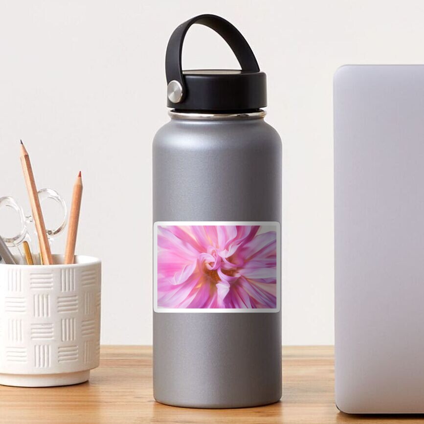 Dahlia Curl Sticker