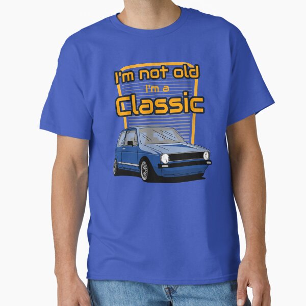 Artikel-Vorschau von   Ich bin nicht alt, ich bin ein klassisches Vintage-Auto-Geschenk-T-Shirt aus den 1970er Jahren, designt und verkauft von colortrends.