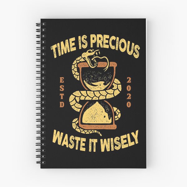 Item preview, Time is Precious Funny Snake and Hourglass designed and sold by bouncymelon.