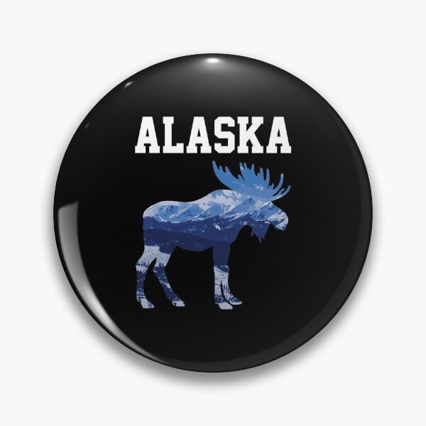 Item preview, Alaska Pure Nature Mountains Alaskan Moose Gift designed and sold by oersjacque.