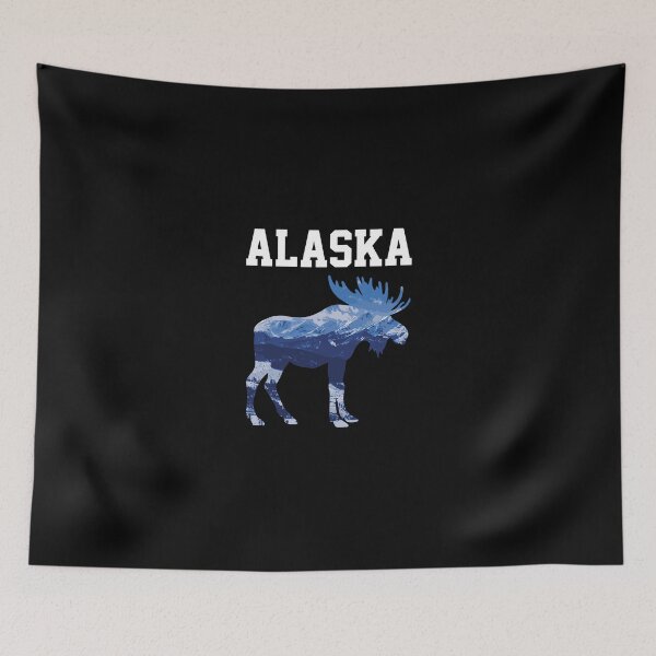 Item preview, Alaska Pure Nature Mountains Alaskan Moose Gift designed and sold by oersjacque.