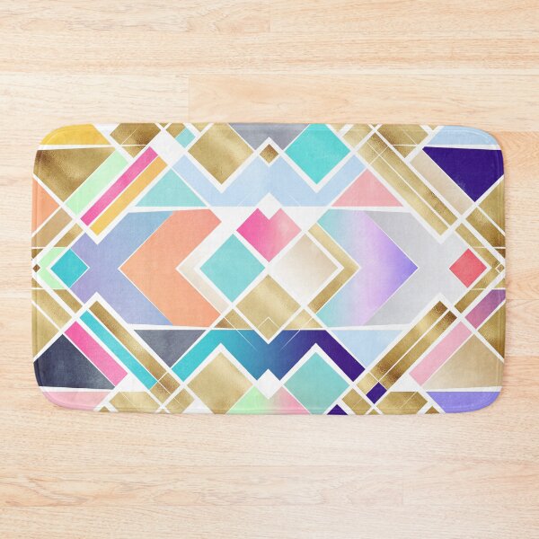 Item preview, Modern Gold Geometric Colorful Design designed and sold by NdesignTrend.