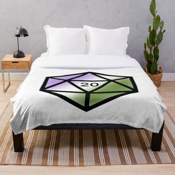 Item preview, Género Queer D20 designed and sold by Local Cosmic & Chaotic Gremlin Hoard.