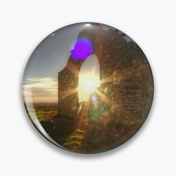 Item preview, Winter Sun at Burrow Mump  designed and sold by hawkie.