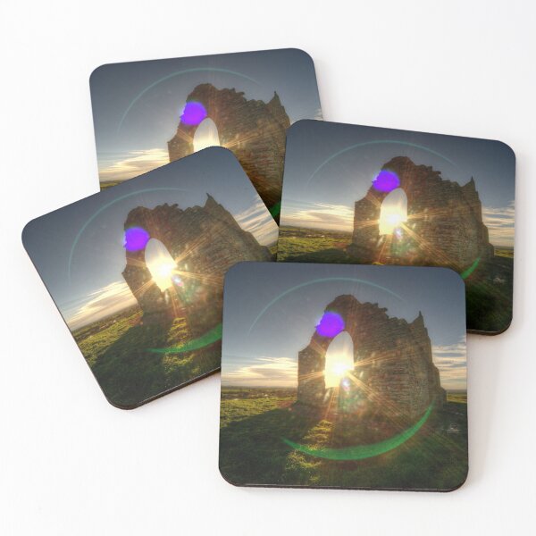Item preview, Winter Sun at Burrow Mump  designed and sold by hawkie.