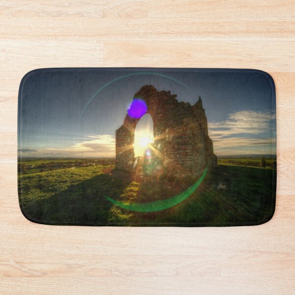 Item preview, Winter Sun at Burrow Mump  designed and sold by hawkie.