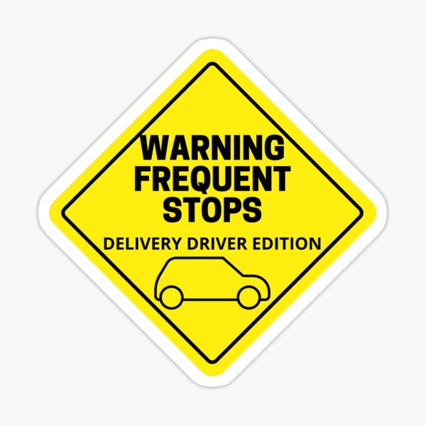 Frequent Stops - Delivery Sticker