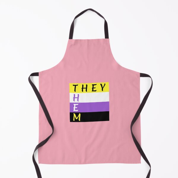 Item preview, ENBY THEY/THEM Pronoun Flag Pink designed and sold by ANewNemo.