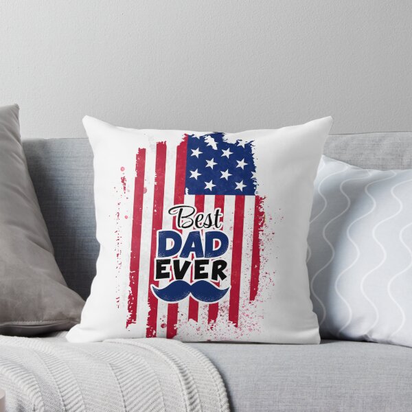 Item preview, Best Dad Ever With Us American Flag designed and sold by sam0471.