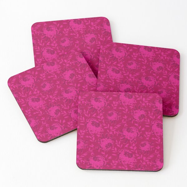 Item preview, Chrysanthemum Magenta designed and sold by lolabekstudio.