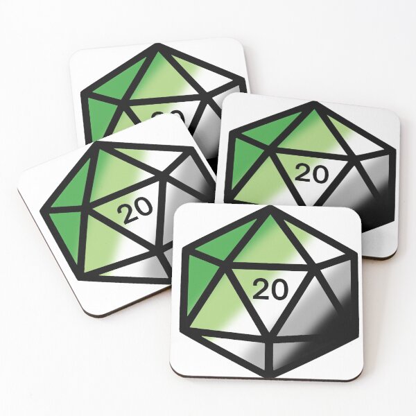 Item preview, Aromantic D20 designed and sold by Local Cosmic & Chaotic Gremlin Hoard.