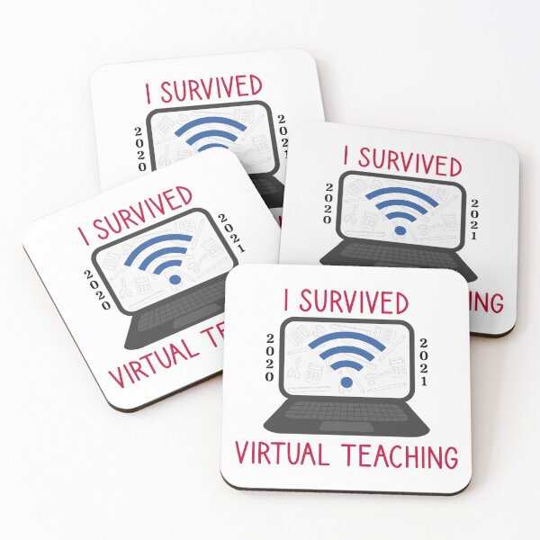Item preview, I Survived Virtual Teaching designed and sold by MadRiddleDesign.