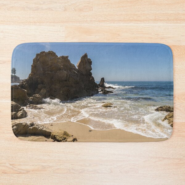 Item preview, Lacy Foam and Jagged Rocks - Corona Del Mar Beach Orange County California designed and sold by Georgia Mizuleva.