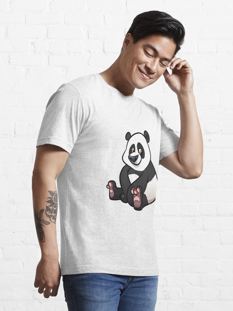 Thumbnail 3 of 7, Essential T-Shirt, Giant Panda designed and sold by binarygod.