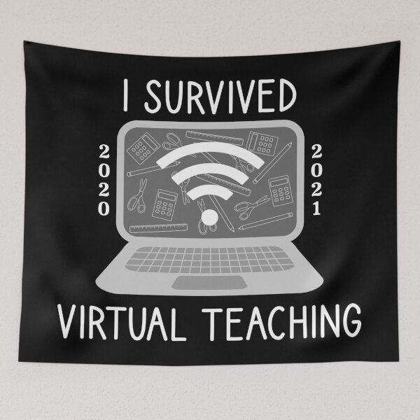 Item preview, I Survived Virtual Teaching designed and sold by MadRiddleDesign.